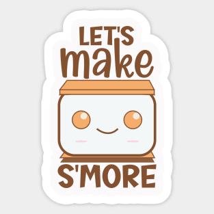 Funny Gift Idea For S'mores Lover Sticker